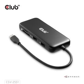 CLUB3D 8-1 Portable Dock USB Type-C® 10Gbps to HDMI™ a | CSV-2551