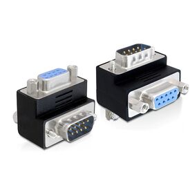 Delock / Serial adapter / DB-9 (M) to DB-9 (F) / 270° con | 65265