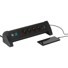 Brennenstuhl Premium Office-Line 4-way Power Strip with USB C PD 30W