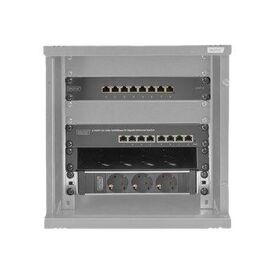 Digitus Cabinet wall mountable black, RAL 9005 6U DN10SET1B