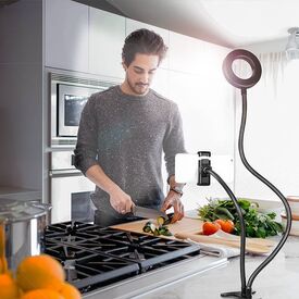 LogiLink Smartphone ring light clamp mount,  AA0150