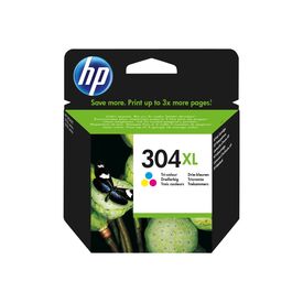 HP 304XL High Yield colour (cyan, magenta, yellow) N9K07AEUUS