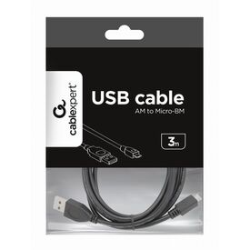 Cablexpert / USB cable / Micro-USB Type B (M) | CCP-mUSB2-AMBM-10