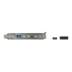 Delock Slot bracket / USB panel / 19 pin USB 3.0 header,  | 89934