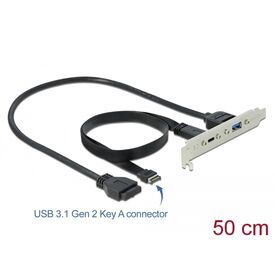 Delock Slot bracket / USB panel / 19 pin USB 3.0 header,  | 89934