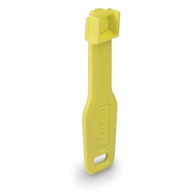 LINDY / LAN port blocker with key / yellow | 47900
