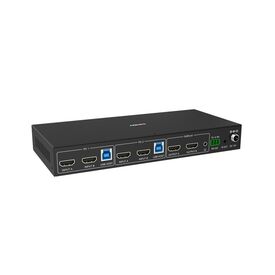 Lindy / KVM / audio / USB switch / dual head, HDMI 4K60,  | 39314