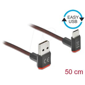 Delock Easy / USB cable / USB (M) up/down angled, reversi | 85275