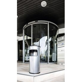 DURABLE Ash trash can round 17 L metal 333023