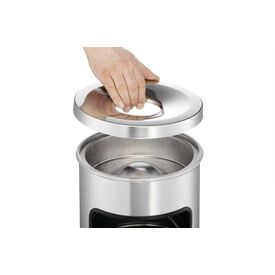 DURABLE Ash trash can round 17 L metal 333223