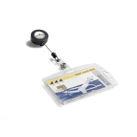 DURABLE Card holder for 54 x 85 mm clip transparent 801219