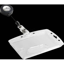DURABLE Card holder for 54 x 85 mm clip transparent 801219