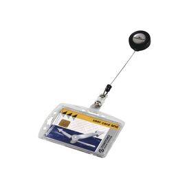 DURABLE Card holder for 54 x 85 mm clip transparent 801219