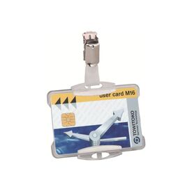 DURABLE Card holder for 54 x 85 mm clip transparent 811819