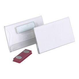 DURABLE Name badge for 40 x 75 mm magnet transparent 811619