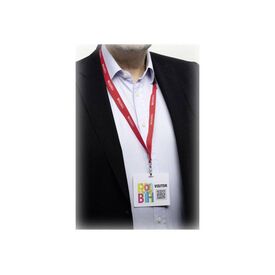 DURABLE Name badge white (pack of 100) 825802