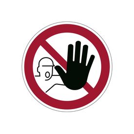 DURABLE Sign entry prohibited round 430 mm (diameter) 173003