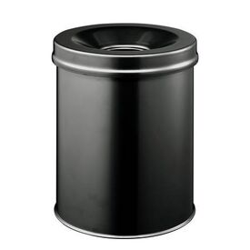 DURABLE Waste basket round 15 L steel 330501