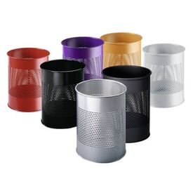 DURABLE Waste basket round 15 L steel 331001