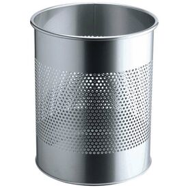 DURABLE Waste basket round 15 L steel 331023