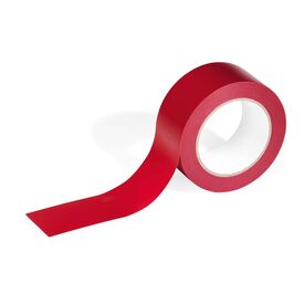 DURALINE Strong Removable PVC Floor Marking Tape 50mm x 33m Red