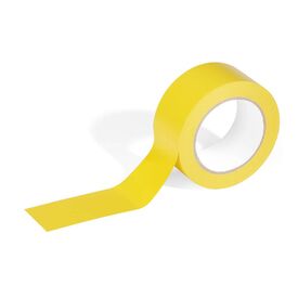 DURALINE Strong Removable PVC Floor Marking Tape 50mm x 33m Yellow