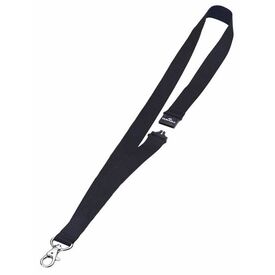 Durable Soft Neck Lanyards with Clip and Safety Release 10 Pack Blackst