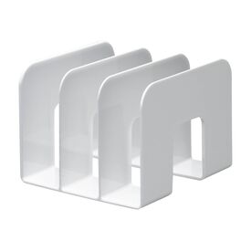 Durable TREND Magazine Stand Desk File Holder White