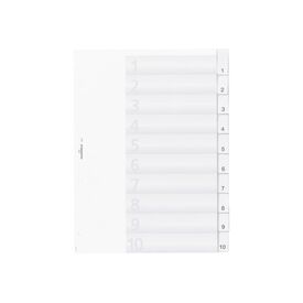 DURABLE Divider 10 parts for A4 tabbed 682119
