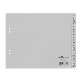 DURABLE Divider 20 parts preprinted: AZ for A4 tabbed 650010