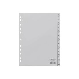 DURABLE Divider 20 parts preprinted: AZ for A4 tabbed 651010