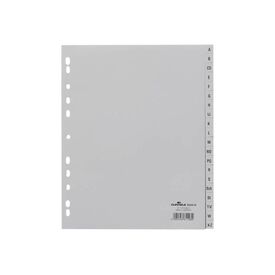 DURABLE Divider 20 parts preprinted: AZ for A4 tabbed 652010