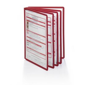 Durable SHERPA A4 Display Panel Frame Red Polypropylene 560603
