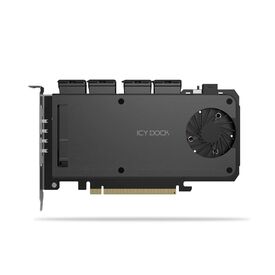 Icy Dock Adapter 4 x M.2 NVMe SSD Mobile Rack Card MB204MPB