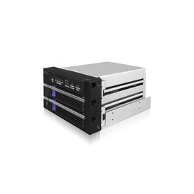 Icy Dock FatCage RAID Dual 2.5" 3.5" SATA Drive Removable RAID  1 MB901SPRB R1