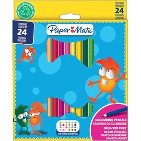 Paper Mate Coloured Pencils for Kids, 24 Pencils 2166489