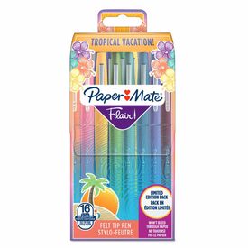 Paper Mate Flair Medium 16 colours Multicolour Bullet 2061396