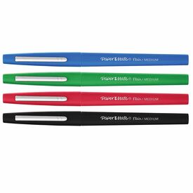 Paper Mate Flair Medium 4 colours Black Blue Green Red 2032365