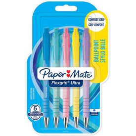 Paper Mate Flexgrip Ultra Pastel Ballpoint Pens, blue ink  2162277