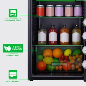 UKONIC XBOX 3.2cuft Compact Fridge 18291
