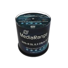 MediaRange 100 x DVD+R DL 8.5 GB 8x ink jet printable MR471