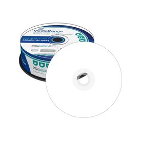 MediaRange 25 x DVD+R DL 8.5 GB (240min) 8x white ink jet MR474
