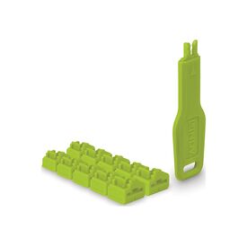 LINDY / LAN port blocker with key / green | 47894