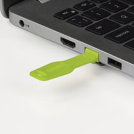 LINDY / LAN port blocker with key / green | 47894