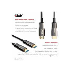 Club 3D / Ultra High Speed / HDMI cable / HDMI male to | CAC-1393