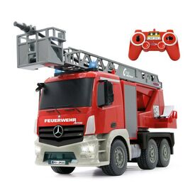 JAMARA Fire Truck turnable Ladder Mercedes-Benz Antos 1:20 2,4GHz with spray function