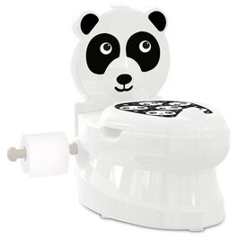 JAMARA My little toilet panda with flushing sound and toilet paper holder