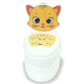 JAMARA My small Toilet Cat with flush sound and Toilet paper holder