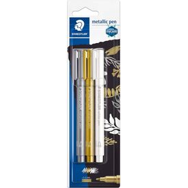 STAEDTLER 8323-S BK3 Design Journey Metallic Pens 8323S BK3