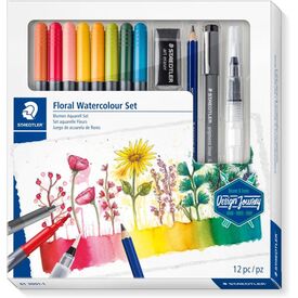 Staedtler Design Journey Floral Watercolour Set  61 30011